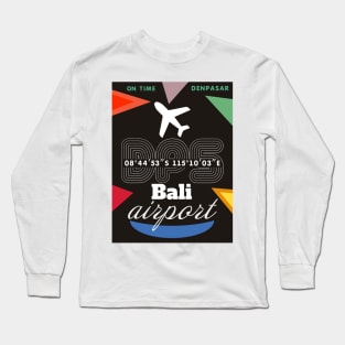 Bali airpot Long Sleeve T-Shirt